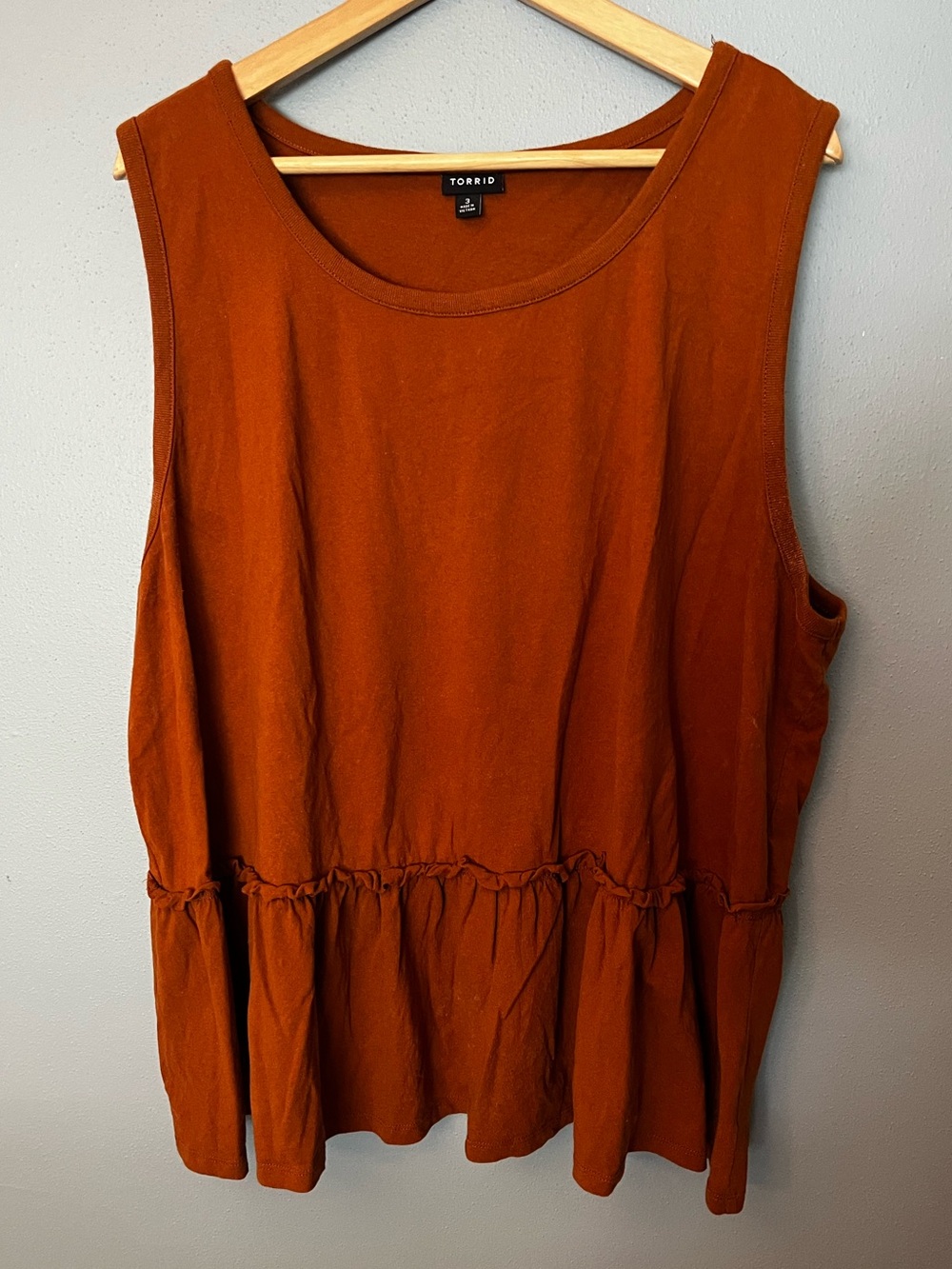 Torrid Peplum Tank Top